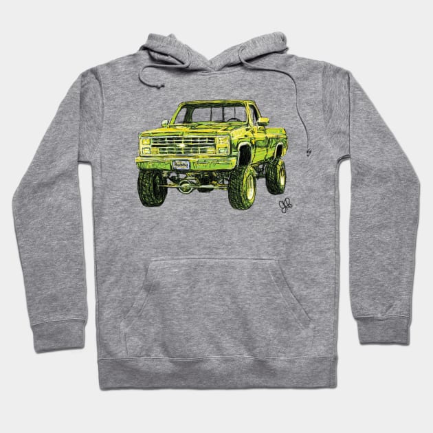 Bubba Truck Hoodie by Joodls